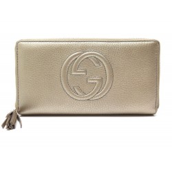 NEUF PORTEFEUILLE GUCCI SOHO 308004 COMPAGNON PORTE MONNAIE EN CUIR WALLET 500€