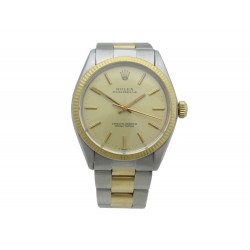 MONTRE ROLEX OYSTER PERPETUAL 1005 34 MM MECANIQUE OR ET ACIER WATCH 5800€