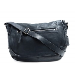 NEUF SAC A MAIN NAT & NIN JEN GM PORTE BANDOULIERE BESACE EN CUIR NOIR 220€