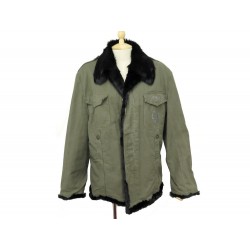 MANTEAU BLOUSON PHILIPP PLEIN L 52 VESTE MILITAIRE RICH PIRATES FOURRURE 1750€