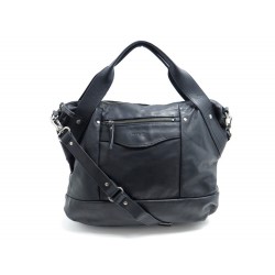 NEUF SAC A MAIN NAT & NIN 32 CM PORTE EPAULE EN CUIR NOIR HAND BAG DUSTBAG 199€