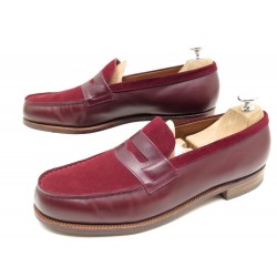 NEUF CHAUSSURES JM WESTON 180 L'ETE INDIEN 9C 43 MOCASSINS CUIR & DAIM SHOE 670€