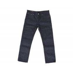 NEUF PANTALON HERMES HOMME M 42 JEAN DROIT DENIM COTON BLEU PANTS 600€