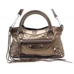 NEUF SAC BALENCIAGA CITY MINI CUIR CUIVRE 