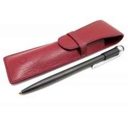 STYLO BILLE MONTBLANC + ETUI CUIR 