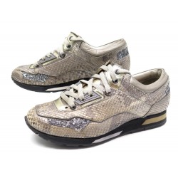 CHAUSSURES LANVIN BASKET EN CUIR DE PYTHON 37 SNEAKERS + BOITE SNAKE SHOES 900€