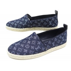 NEUF ESPADRILLE LOUIS VUITTON MONOGRAMME BLEU 1 2