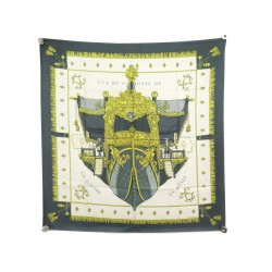 FOULARD HERMES VUE DU CARROSSE DE LA GALERE 1ERE EDITION 1953 CARRE SCARF 360€