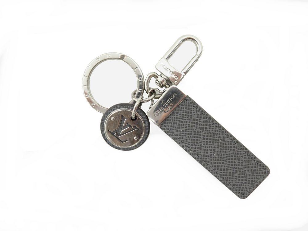 Louis Vuitton Neo LV Club Bag Charm & Key Holder Black Leather & Metal