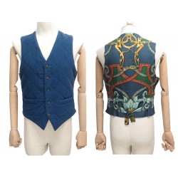 GILET HERMES MOTIF FOULARD L'INSTRUCTION DU ROY T 50 M HOMME SCARF VEST 710€