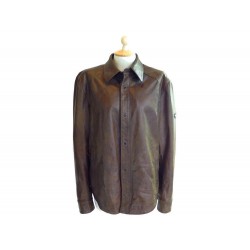 BLOUSON CUIR MATCHLESS MARRON 