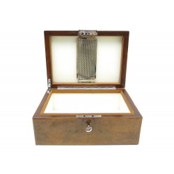 VINTAGE CAVE A CIGARES DUNHILL EN BOIS DE LOUPE CIRCA 1970 WOOD CIGARS BOX CASE