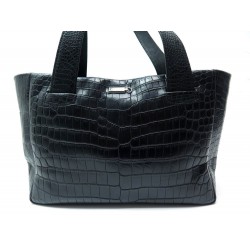 SAC A MAIN ZILLI CABAS CUIR DE CROCODILE