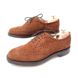 CHAUSSURES CHURCH'S FAIRFIELD 8.5 42.5 RICHELIEU DAIM + EMBAUCHOIRS SHOES 662€