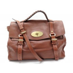 NEUF SAC A MAIN MULBERRY ALEXA CUIR MARRON 