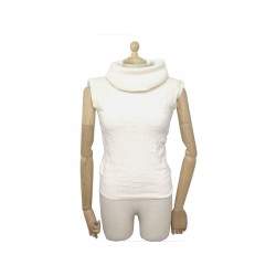 PULL CHANEL COTON BLANC T38 