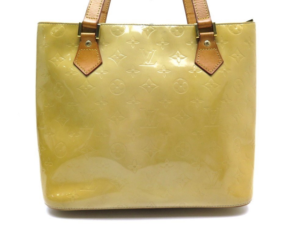 Louis Vuitton Monogram Vernis Houston - Yellow Totes, Handbags - LOU795675