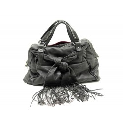  SAC A MAIN LOUBOUTIN CUIR GRIS 