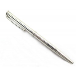 NEUF STYLO BILLE CRITERIUM HERMES ALLEGRO 310350A ARGENT MASSIF BOITE SILVER PEN