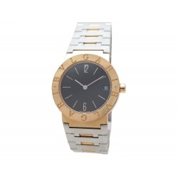 MONTRE BULGARI BB 30 GSD 30 MM QUARTZ EN OR 18K & ACIER WATCH GOLD & STEEL 6500€