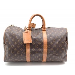 SAC VOYAGE A MAIN LOUIS VUITTON KEEPALL 45 TOILE MONOGRAM LV TRAVEL BAG 