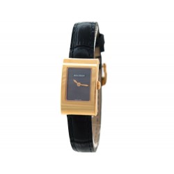 MONTRE BOUCHERON REFLET ICARE LADY 27MM PLAQUE OR QUARTZ WATCH GOLD PLATED 3000€