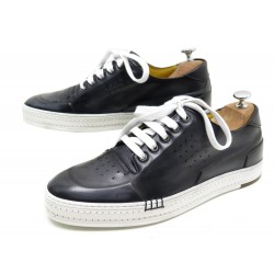 NEUF CHAUSSURES BERLUTI PLAYTIME PALERMO 1207731 BASKETS 9 43 CUIR SNEAKERS 990€