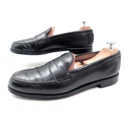 CHAUSSURES ALDEN MOCASSIN 10D USA 43.5 FR HOMME EN CUIR CORDOVAN NOIR SHOES 725€