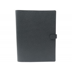 NEUF COUVERTURE PORTE CAHIER LOUIS VUITTON A4 ARDOISE R20972 CUIR TAIGA 610€