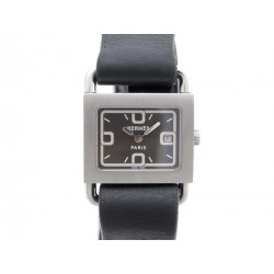 NETTOYAGE MONTRE HERMES BARENIA BRACELET CUIR NOIR 