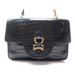 VINTAGE SAC A MAIN HERMES CROCO 