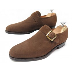 CHAUSSURES CHURCH'S WESTBURY 8F 42 MOCASSINS A BOUCLE DAIM MARRON SHOES 620€