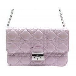 NEUF SAC A MAIN CHRISTIAN DIOR MISS PROMENADE CANNAGE PM CUIR ROSE HANDBAG 1650€