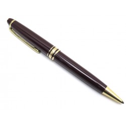  STYLO BILLE MONTBLANC CLASSIQUE BORDEAUX + ETUI 