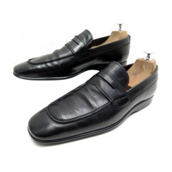 CHAUSSURES LOUIS VUITTON MOCASSINS 8 42 CUIR NOIR 