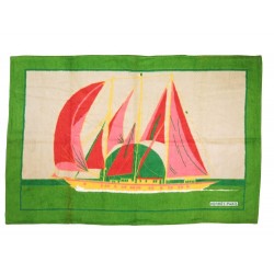 DRAP DE PLAGE HERMES BATEAU 