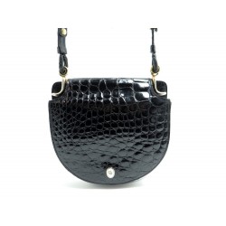 VINTAGE SAC A MAIN CHRISTIAN DIOR EN CROCO 