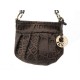 SAC A MAIN FENDI 8B044 19CM EN TOILE MONOGRAMME MARRON HANDBAG PURSE CANVAS 610