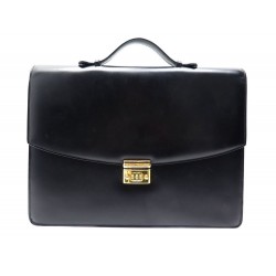 SAC CARTABLE MONTBLANC MEISTERSTUCK A CODE EN CUIR NOIR MALLETTE BRIEFCASE 1240€