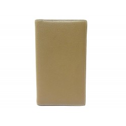 COUVERTURE D'AGENDA HERMES VISION II CUIR CHEVRE MYSORE TAUPE DIARY COVER 396€