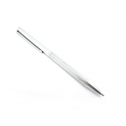 STYLO BILLE ST DUPONT CLASSIQUE EN ARGENT MASSIF + ETUI EN CUIR CROCO PEN 320€