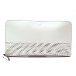 PORTEFEUILLE CELINE 105003AFQ.01BC CUIR BLANC + SAC POCHON LEATHER WALLET 580€