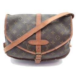 VINTAGE SAC A MAIN LOUIS VUITTON SAUMUR MM BESACE BANDOULIERE MONOGRAM BAG 1020€