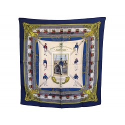 FOULARD HERMES JEANNE D'ARC 1957 CROISEUR ECOLE D'APPLICATION CARRE SCARF 360€