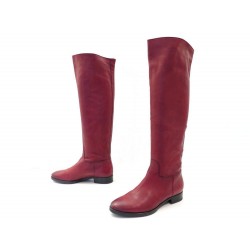 NEUF BOTTES SANTONI CUIR 38.5 FEMME 1 2