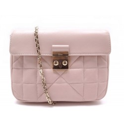 NEUF SAC A MAIN CHRISTIAN DIOR MISS PROMENADE BANDOULIERE CUIR ROSE BAG 1000€