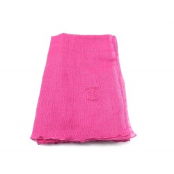 FOULARD HERMES ETOLE PLUME EN CACHEMIRE SOIE ROSE PINK CASHMERE SILK SCARF 775€