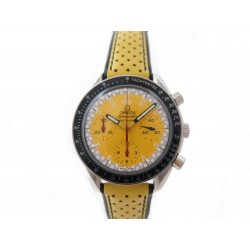 MONTRE OMEGA SPEEDMASTER SCHUMACHER JAUNE CHRONOGRAPHE AUTOMATIQUE