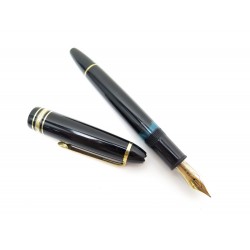 VINTAGE STYLO PLUME A PISTON MONTBLANC MEISTERSTUCK 146 136061 RESINE NOIR 600€