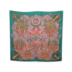 FOULARD HERMES CARRE 90 SOIE 1 2